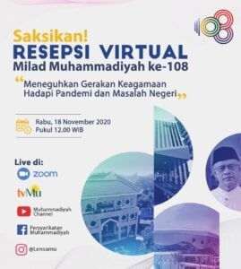 3 Hari Dibuka, 5 Ribu Kuota Peserta Zoom Resepsi Milad ke-108 Langsung Penuh image