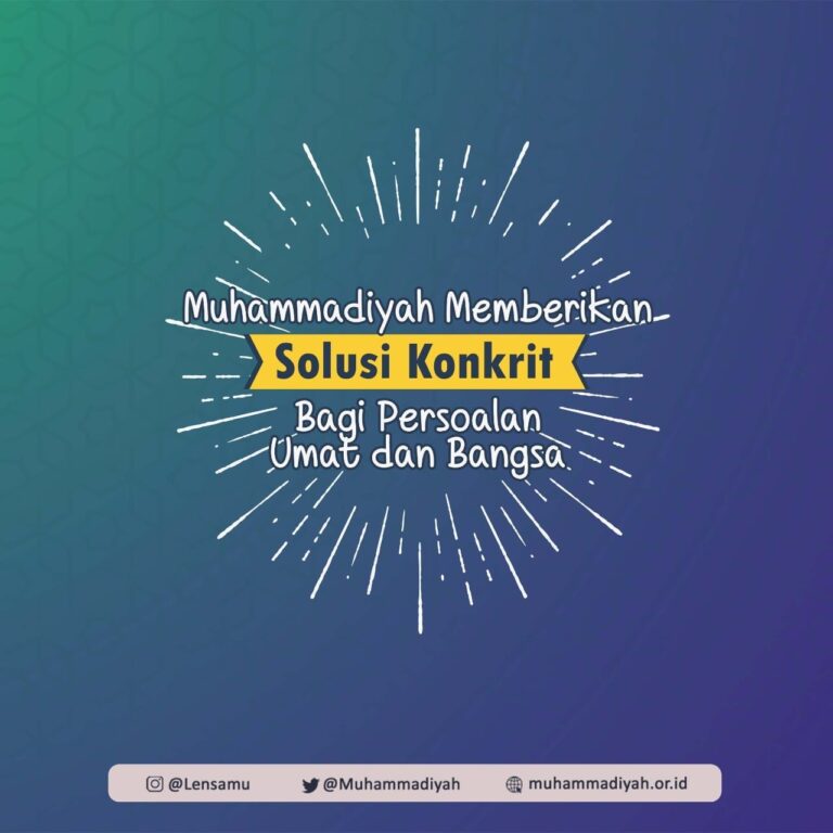 Muhammadiyah Memberikan Solusi Konkrit Bagi Umat dan Bangsa image