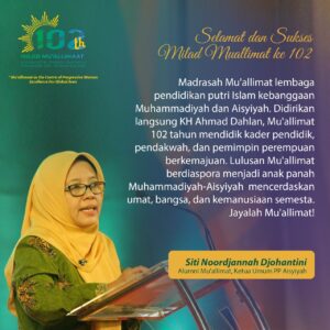Noordjannah: Sejak Dahulu Mu'allimat Menjadi Sekolah Para Pemimpin Perempuan Berkemajuan image