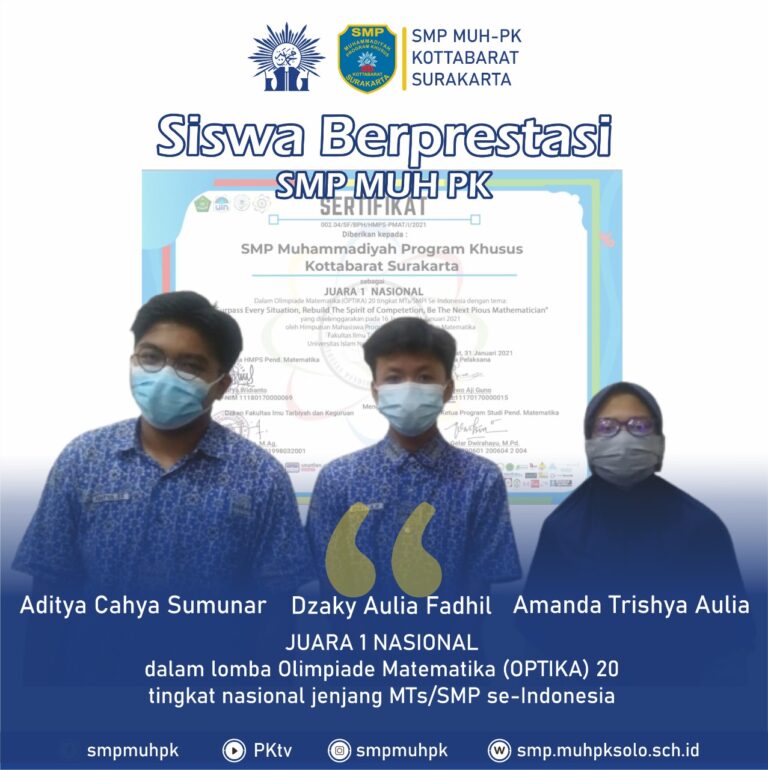 Juara Optika SMP Muh PK Kottabarat