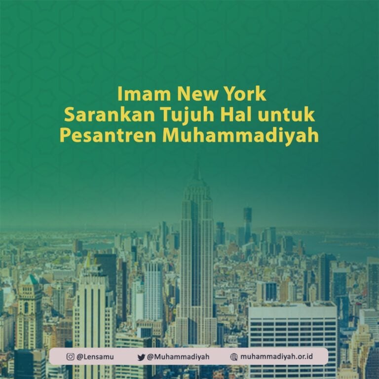 Imam New York Sarankan Tujuh Hal untuk Pesantren Muhammadiyah