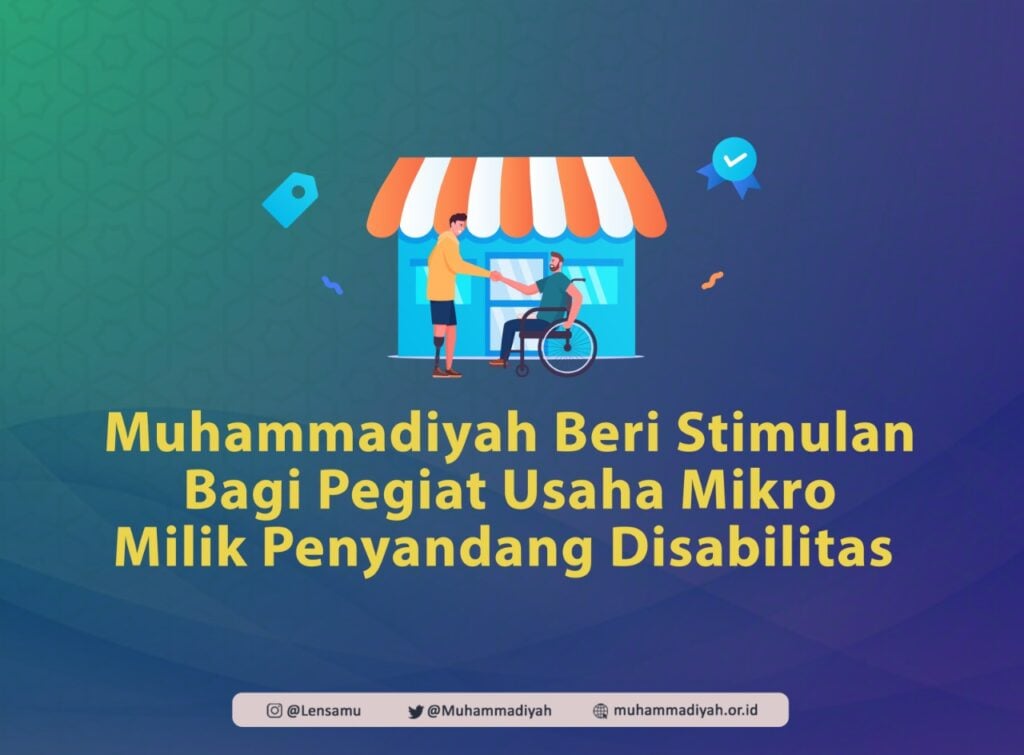 Muhammadiyah Beri Stimulan Bagi Pegiat Usaha Mikro Milik Penyandang Disabilitas