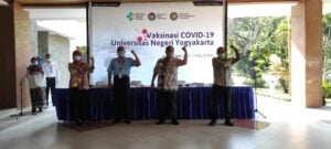1150 Dosen dan Tendik PTN di Yogyakarta Divaksinasi oleh RS PKU Muhammadiyah Jogja