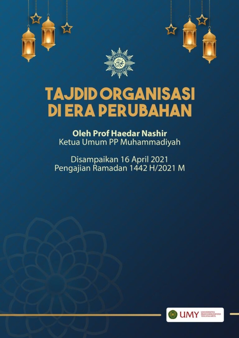 Materi Pengajian Ramadan Tajdid Organisasi di Era Perubahan