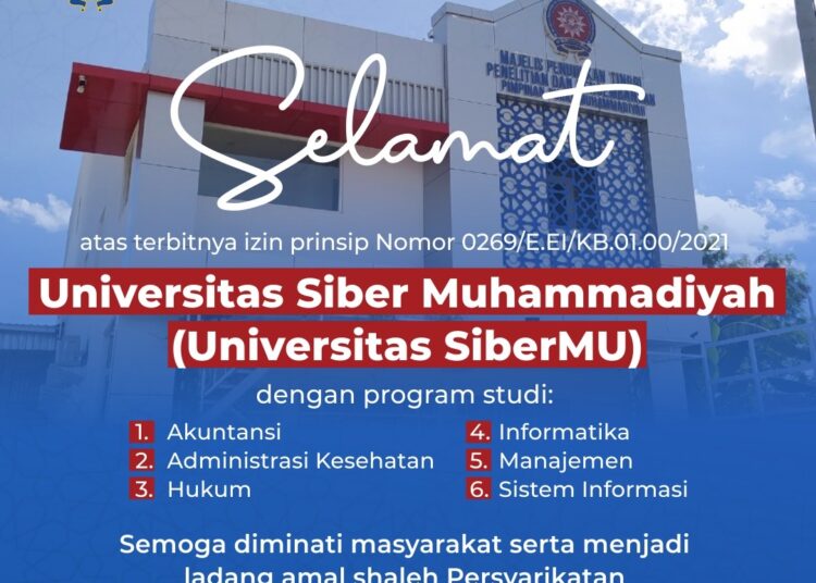 Principle Permit S Issued Universitas Siber Muhammadiyah Will Open Soon Muhammadiyah