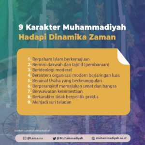 Sembilan Sifat Karakter ber-Muhammadiyah yang Harus Diketahui Warga Persyarikatan