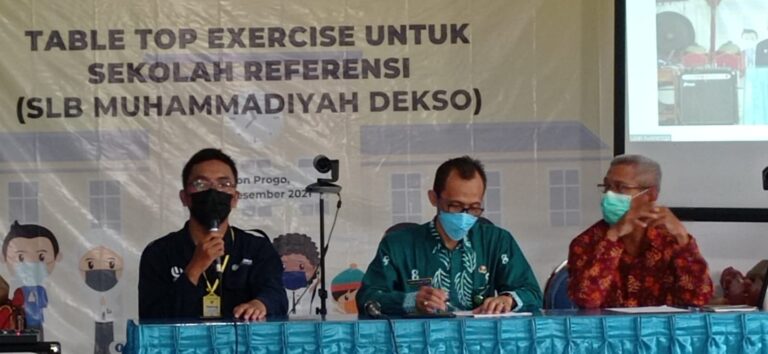 SLB Muhammadiyah Dekso Gelar Table Top Exercise Hadapi Pembelajaran Tatap Muka