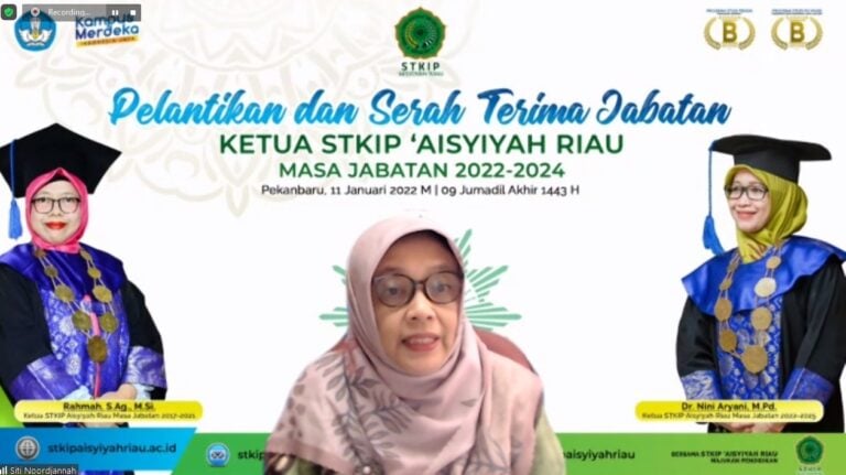 Lantik Ketua STKIP ‘Aisyiyah Riau, Pimpinan Pusat ‘Aisyiyah Sampaikan Tahniah image