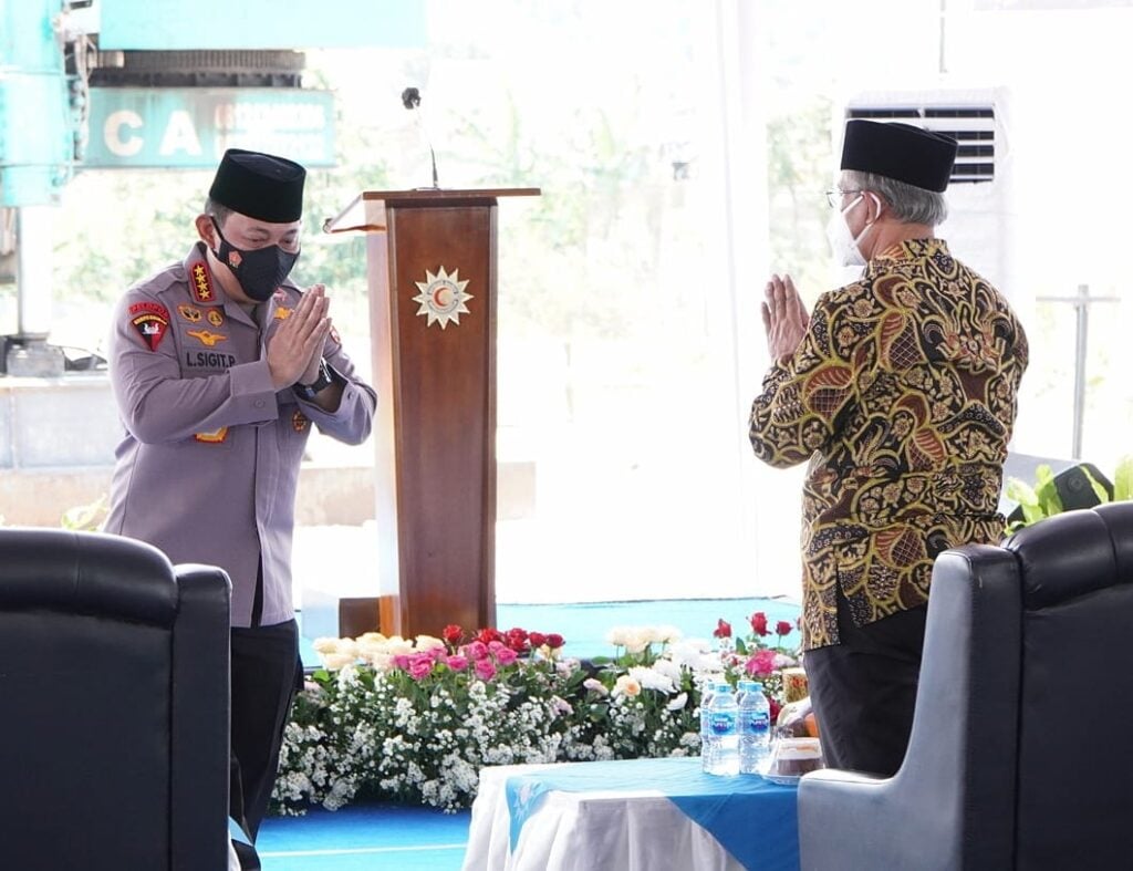 Puji Kontribusi Aktif Melawan Pandemi, Kapolri Berharap Muhammadiyah Bangun Rumah Sakit Berstandar Internasional