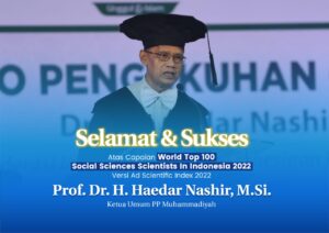 Haedar Nashir Masuk dalam Jajaran Top 100 Ilmuwan Sosial di Indonesia image