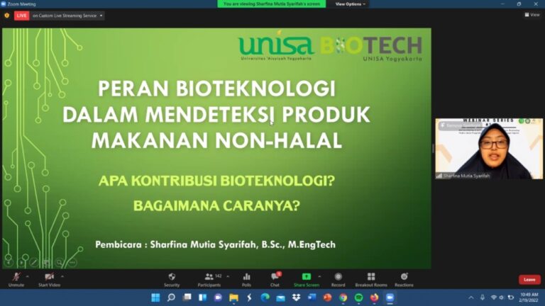 Kampus ‘Aisyiyah Ini Gelar Webinar Bahas Peran Bioteknologi