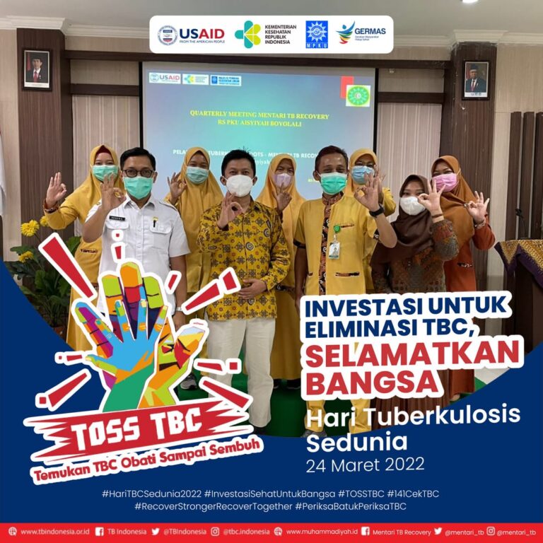 Setiap tahun, dunia memperingati hari tuberkulosis (TB) yang jatuh pada 24 Maret. Tujuan peringatan tersebut adalah meningkatkan kesadaran masyarakat akan bahaya TB.