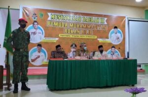 Ketua Umum Pimpinan Pusat Pemuda Muhammadiyah, Cak Nanto menghadiri langsung Musyawarah Daerah (Musyda) III Pemuda Muhammadiyah Kabupaten Rokan Hilir (Rohil), Selasa (22/3) sore.