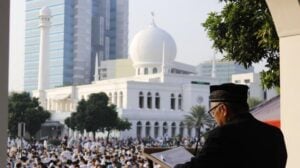 Salat Id Bersama Mantan Wapres RI, Ketua LHKP PP Muhammadiyah Ajak Umat Muslim Optimis Membangun Negeri image