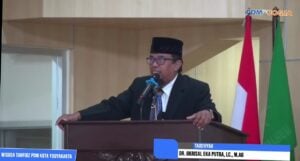 Hadir memberikan tausiyah, Anggota Majelis Tabligh PP Muhammadiyah Okrizal Eka Putra yang menyampaikan pentingnya internalisasi nilai-nilai Qur’an kepada siswa/siswi.