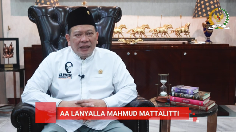 Ketua DPD RI Sampaikan Selamat Idul Fitri 1443 H bagi Keluarga Besar Muhammadiyah
