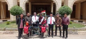 Ingin Haji, Pemuda Muhammadiyah ini Bersepeda dari Indonesia ke Arab Saudi