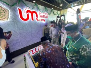 Hadir di UM Sumbar, Haedar Resmikan Gedung Hingga Peletakan Batu Gedung Perkuliahan image
