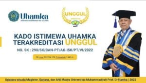 Kabar Gembira di Sela Wisuda 2022, UHAMKA Raih Akreditasi Unggul BAN-PT image
