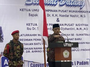 Silaturahmi Warga Muhammadiyah Sumbar, Berikut Pesan Haedar Nashir.