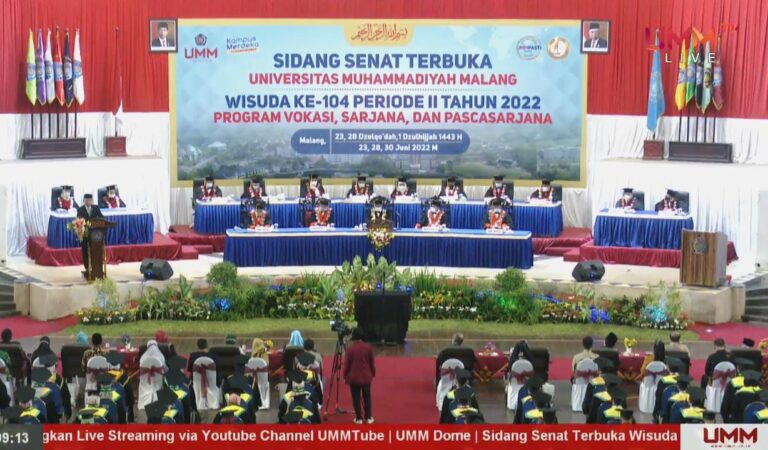 Wisuda UMM 2022, Menko PMK RI Beri Pesan Ini Kepada Seluruh Wisudawan-Wisudawati