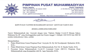 keputusan tanwir muhammadiyah aiysyah tahun 2022