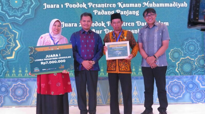 Juara 1 Pesantren Unggulan, Ponpes Muhammadiyah Kauman Padang Panjang Jadi yang Terbaik di Sumatera Barat