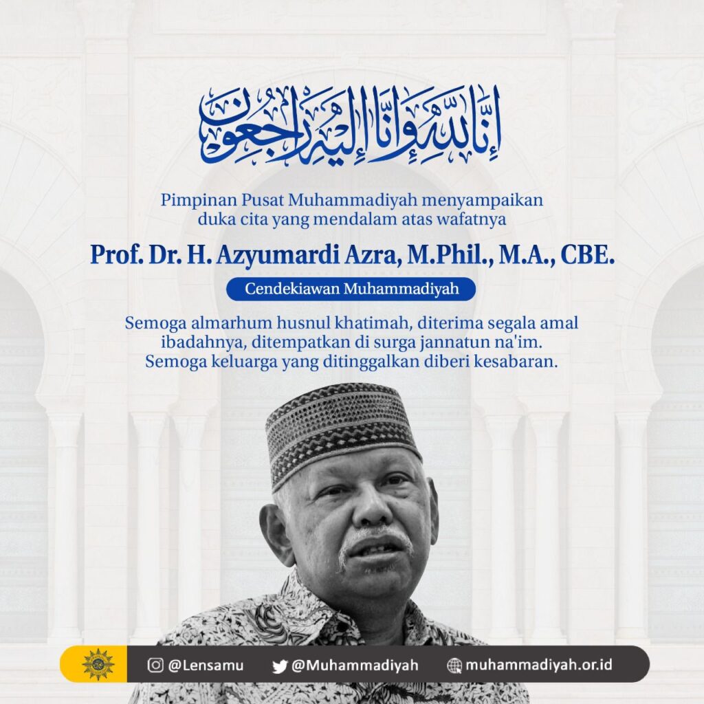 Haedar Nashir: Prof Azyumardi, Sang Intelegensia Begawan Bangsa