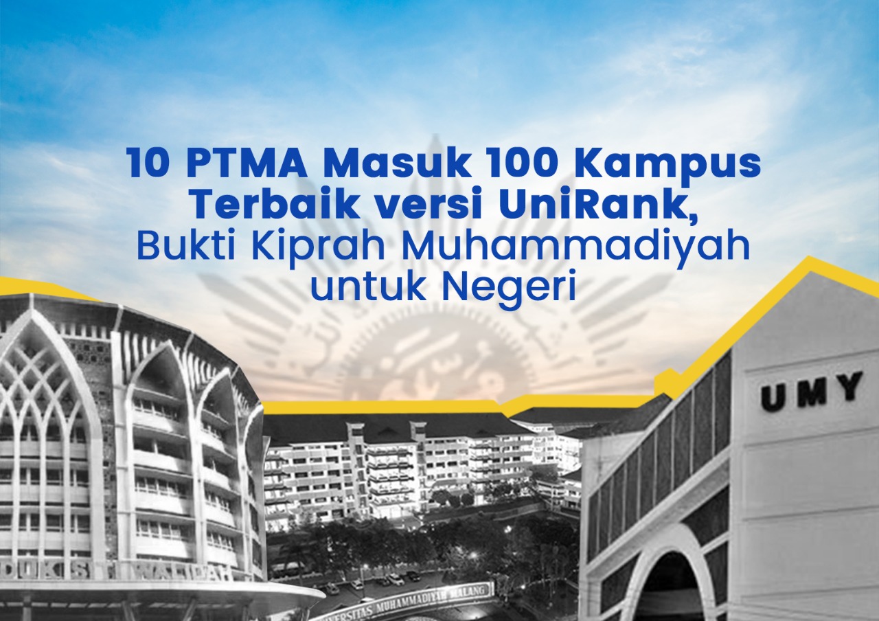 10 PTMA Masuk 100 Kampus Terbaik versi UniRank, Bukti Kiprah Muhammadiyah untuk Negeri