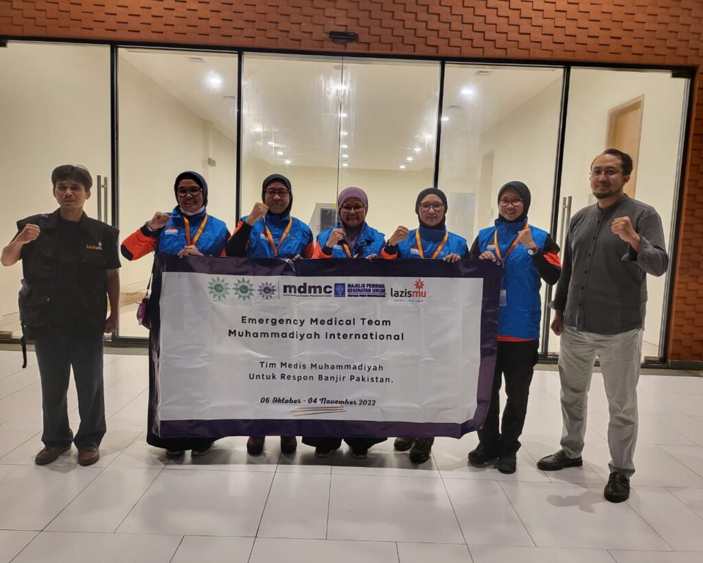 LazisMu Berikan Dukungan pada Tim EMT yang Berangkat ke Pakistan