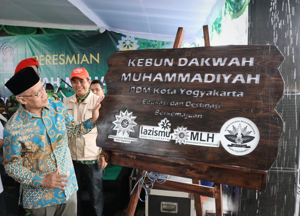 Haedar Nashir Resmikan Kebun Dakwah Milik PDM Kota Yogyakarta