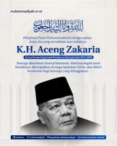 KH Aceng Zakaria Wafat, Muhammadiyah Sampaikan Duka Mendalam