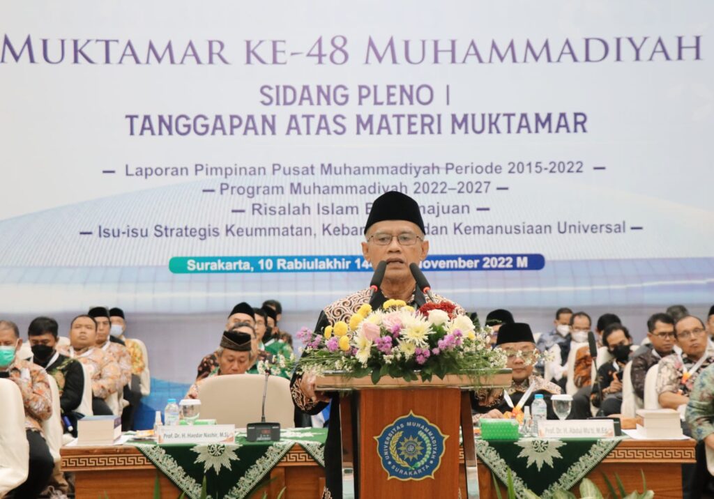 Pleno I Muktamar 48 Bahas Berbagai Isu Strategis, Haedar: Tidak Sekadar Wacana, Muhammadiyah Juga Terlibat Langsung Menyelesaikannya