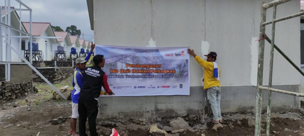 Hunian Bagi Penyintas Gunung Semeru dari Muhammadiyah Siap Diresmikan