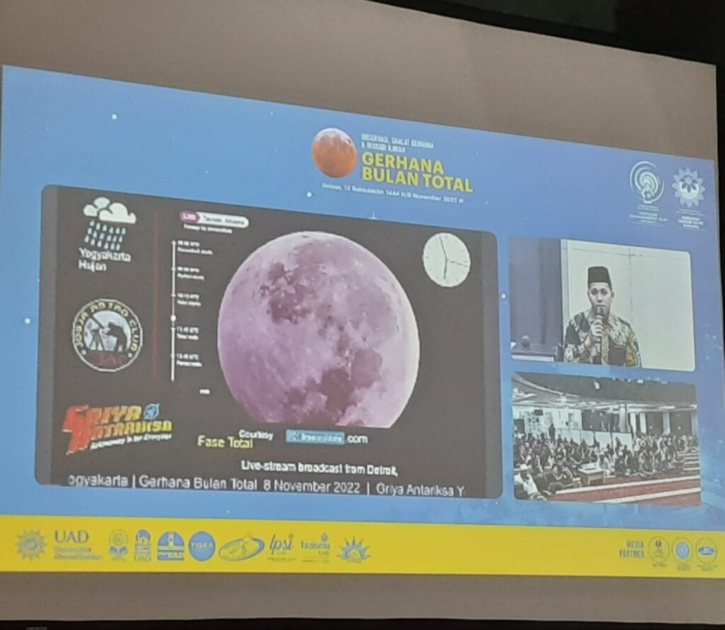 Amati Gerhana Bulan Total, Lembaga Astronomi Muhammadiyah ini Gunakan 7 Teleskop