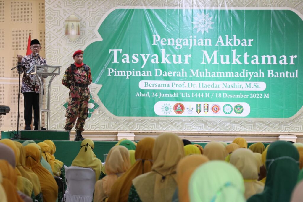 PDM Bantul Selenggarakan Tasyakur Muktamar dan Dihadiri Langsung Ketum Haedar Nashir