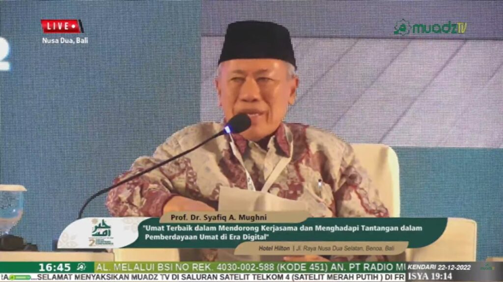 Hadir di Konferensi Islam ASEAN, Muhammadiyah Sampaikan Pentingnya Akhlak Mulia