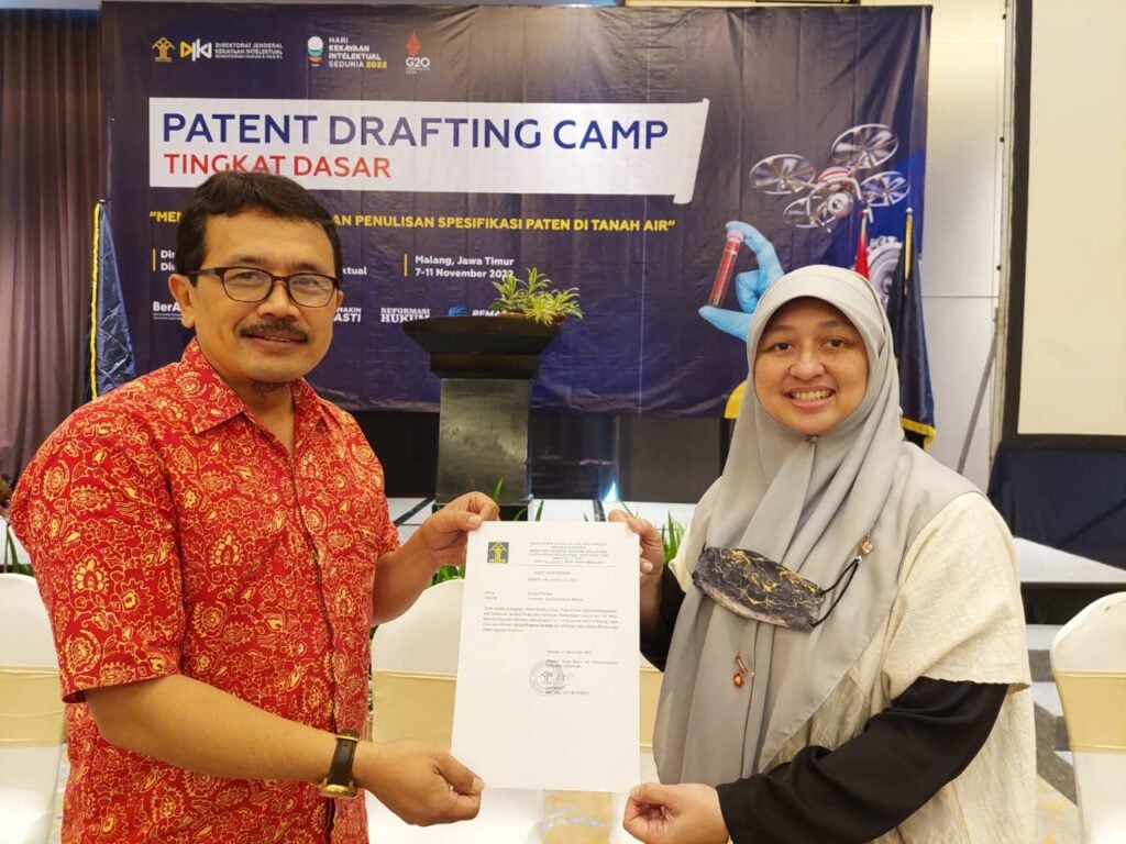 Lindungi Ide, Dosen Kampus Muhammadiyah Raih Penghargaan di Patent Draft Kemenkumham