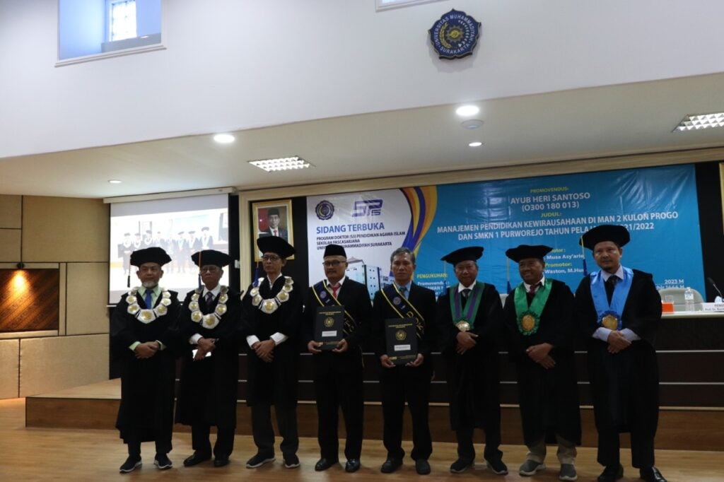Kampus Muhammadiyah Ini Kukuhkan 2 Doktor Baru di Program Doktor Pendidikan Agama Islam