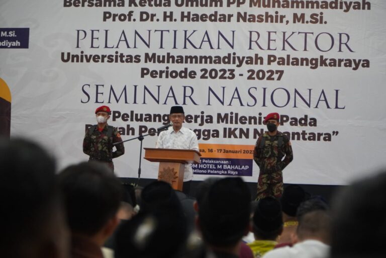 Hadir di Kalteng, Haedar Sampaikan Pentingnya Mengelola Alam Secara Arif