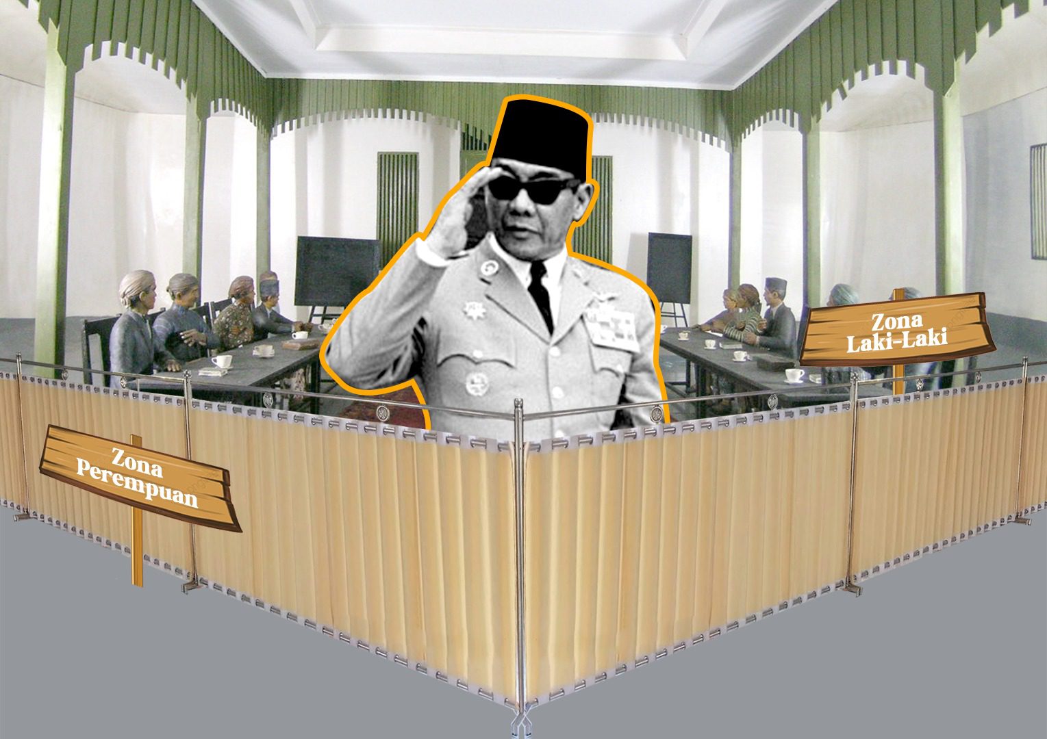 Kisah Soekarno Walk Out di Rapat Muhammadiyah Karena Tabir, Niat Utama Menjaga Islam Berkemajuan ala Muhammadiyah