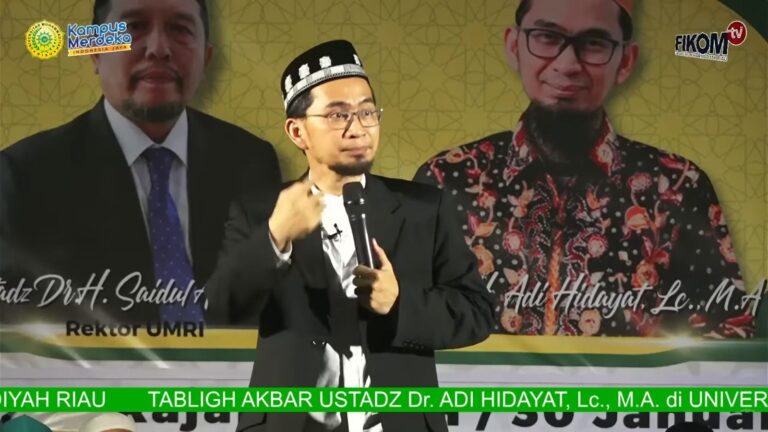 Tidak Hanya Tausiyah, Adi Hidayat Datang ke UMRI juga Bekerja Sama Melahirkan Penghafal Al Qur’an