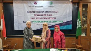 Kerjasama Penguatan Literasi, The Asia Foundation Hibahkan 3.328 Buku Kepada 'Aisyiyah