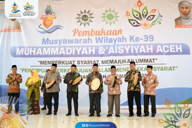 Musywil Muhammadiyah dan ‘Aisyiyah Aceh ke-39 Resmi Dibuka oleh Menko PMK RI
