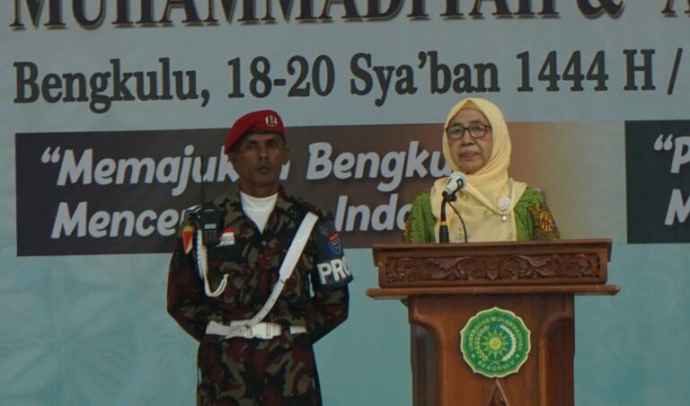 Muhammadiyah – ‘Aisyiyah Bengkulu Harus Terus Lahirkan Tokoh Umat, Bangsa dan Kemanusiaan