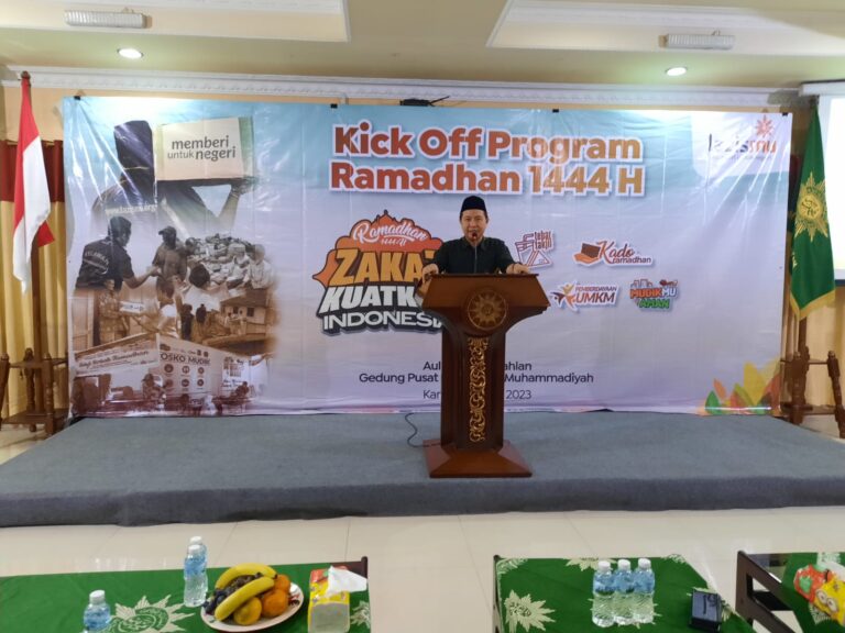 Kick Off Program Ramadan 1444 H, Lazismu Targetkan Pengumpulan Dana 120 Miliar Rupiah