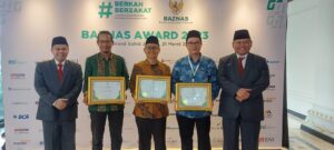 LAZISMU Raih BAZNAS AWARD 2023 Kategori Program Kemanusiaan Terbaik