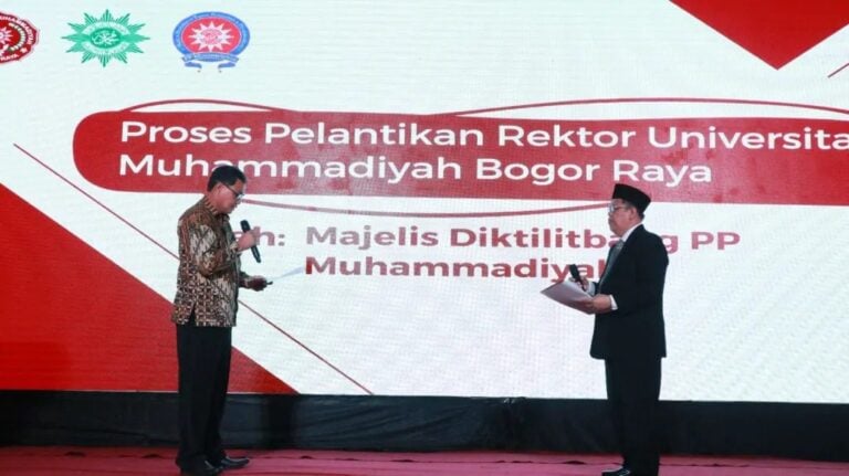 Dilantik Majelis Diktilitbang PP Muhammadiyah, Edi Sukardi Jadi Rektor UM Bogor Raya 2022-2026
