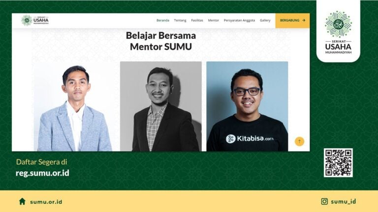 Mentoring Pengusaha, Platform Serikat Usaha Muhammadiyah (SUMU) Terbuka untuk Siapapun