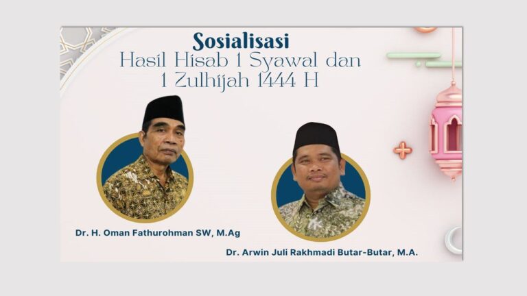 Besar Kemungkinan Terjadi Perbedaan, Majelis Tarjih Gelar Sosialisasi Hasil Hisab 1 Syawal 1444 H